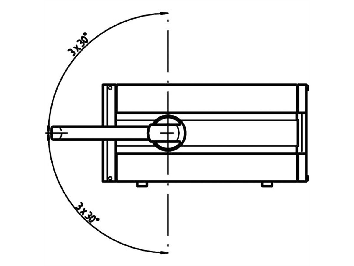 SCHROFF RatiopacPro Kit d'assemblage poignée basculante, 4 U, 42 CV, 315 mm