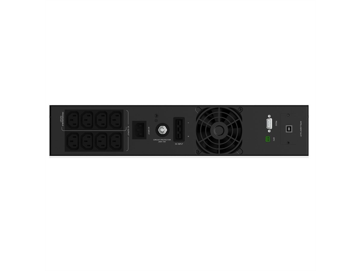 AEC IST3J 1kVA - Online Rack USV – 3x 9Ah interne Batterien - 3 Min. Autonomie bei 100% Last
