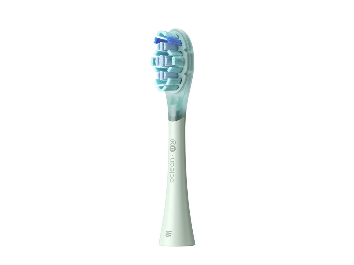 Oclean Ersatzkopf Ultra Gum Care, 2er Pack, grün