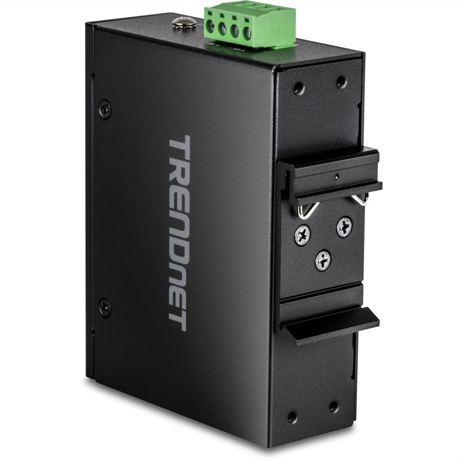 TRENDnet TI-BF22SFP Convertisseur de média industriel, SFP vers PoE++ Gigabit à 2 ports