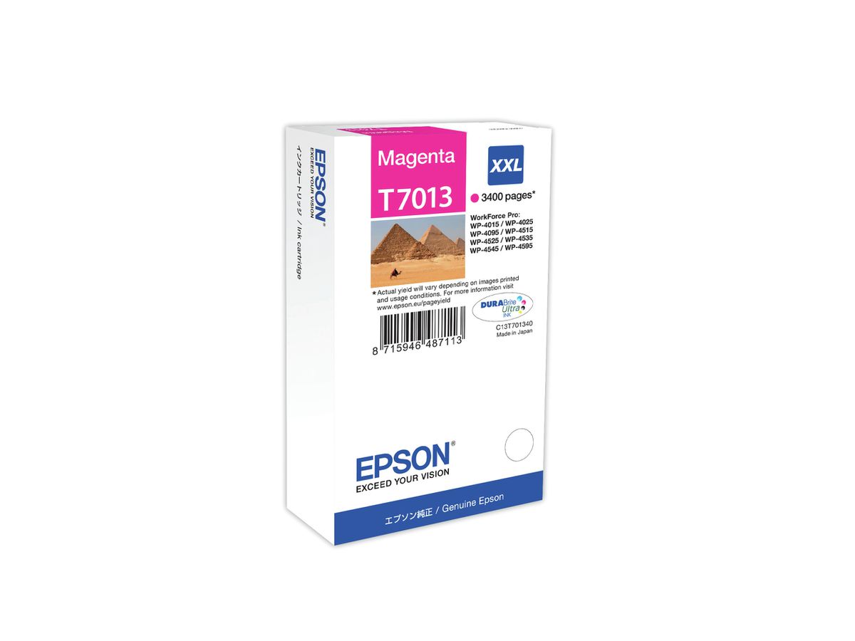 Epson Tintenpatrone XXL Magenta 3.4k