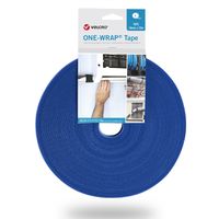 VELCRO® One Wrap® Bande 25 mm, bleu, 25 m