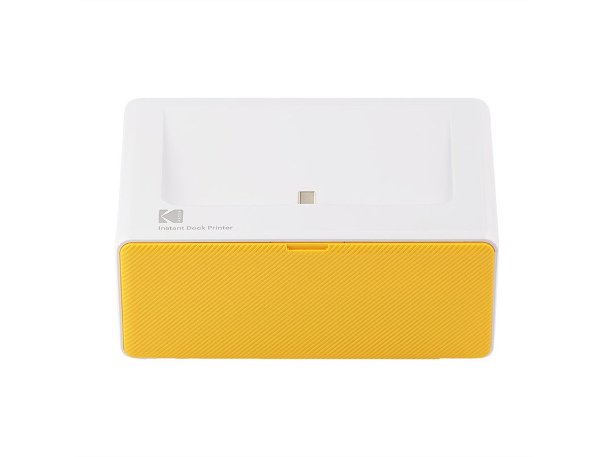 Station d'accueil pour imprimante Kodak Blutooth + 10Paper, Jaune