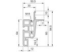 SCHROFF Novastar Cadre d'armoire, Heavy-Duty, 12 U 553W 1000D
