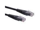 ROLINE Patchkabel Cat.6 (Class E) UTP, schwarz, 5 m