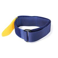 VELCRO® Sangle Everyday 25 mm x 92 cm, sangle crochets & velours ajustable, bleue, pack de 2