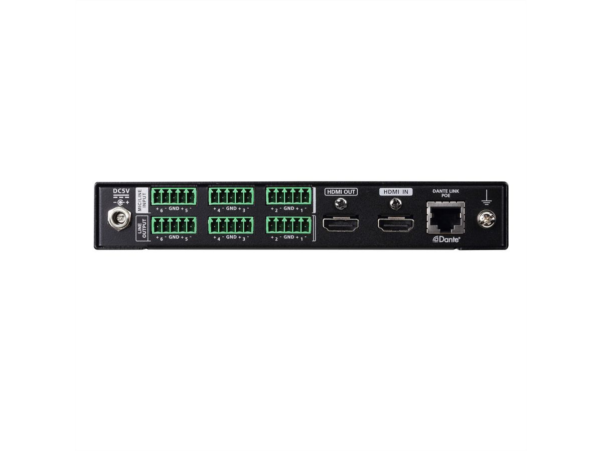 ATEN VE66DTH Interface audio Dante 6 x 6 avec HDMI