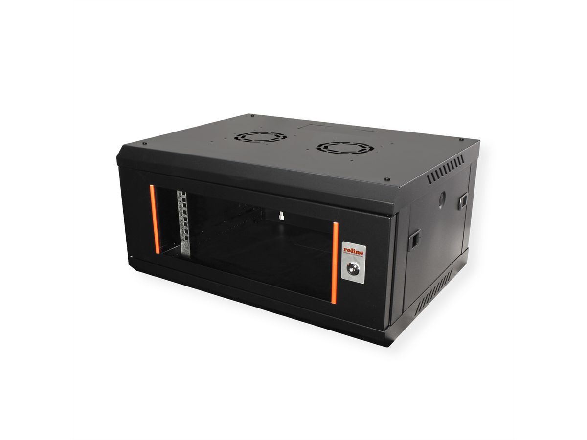 ROLINE 19" Boîtier mural Basic Plus 4U, 600x450 LxP noir