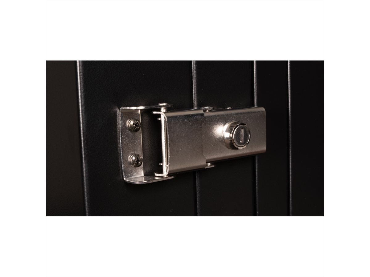 ROLINE 19" Boîtier mural Pro 7U, 600x600 LxP pivotant en 2 parties noir