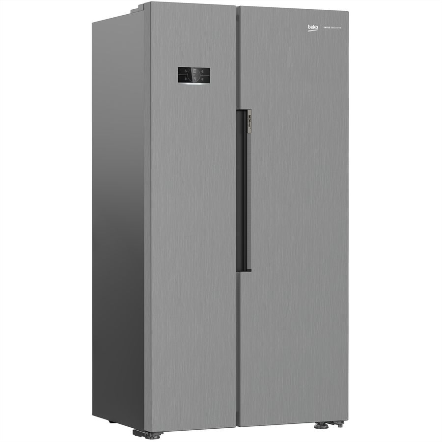 Beko Side by Side GN163140PTCHN, 558l, No Frost, silber, ohne Wasser/IceMaker