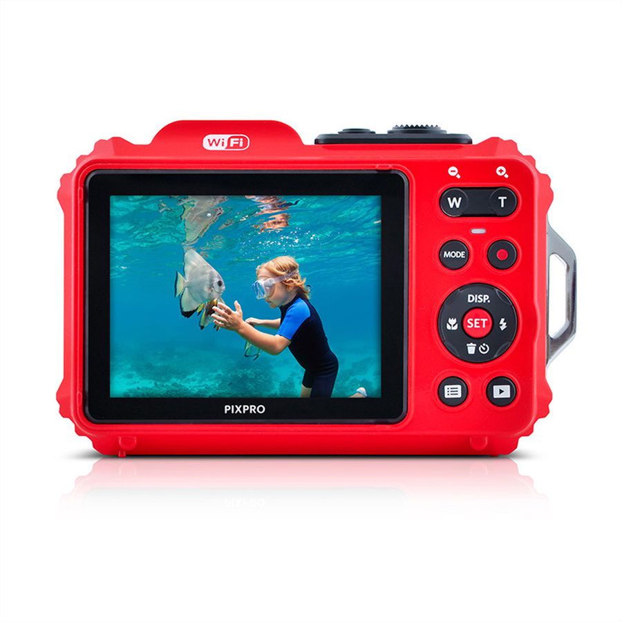 Kodak Unterwasserkamera WPZ2RD Bundle, inkl. 2nd Batterie + micro 16Go SD card