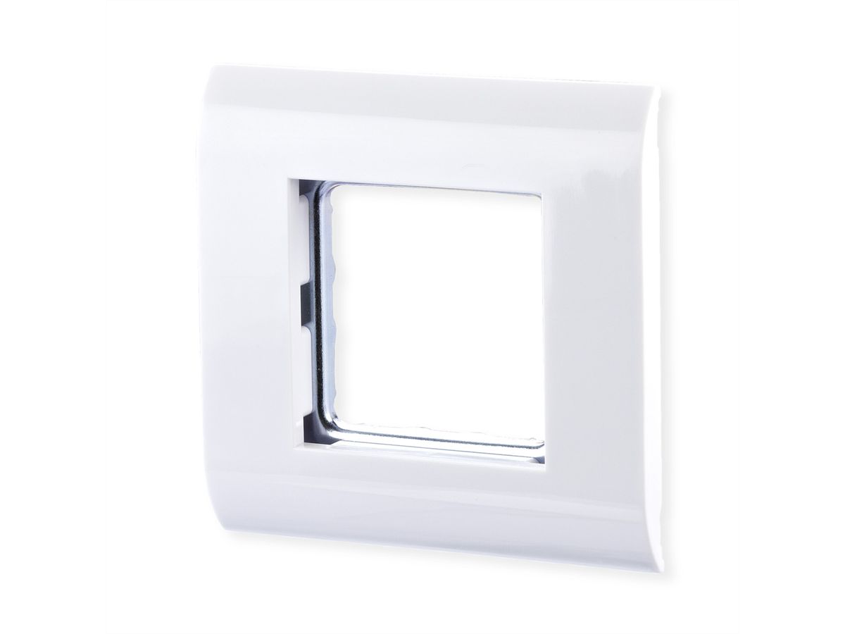 METZ CONNECT Cadre 80x80 mm pour 45x45 mm blanc
