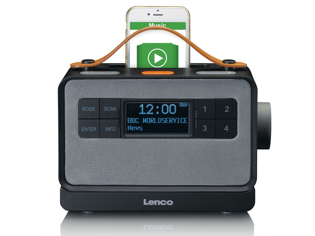 Lenco DAB+ Radio PDR-065BK