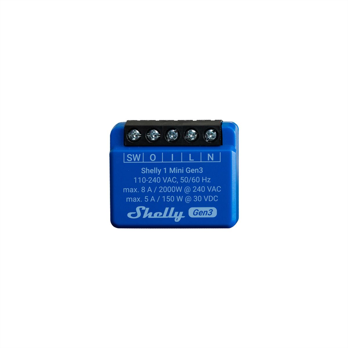 Shelly Acteur de switch 1 Mini Gen3