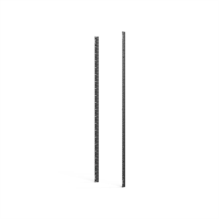 SCHROFF Varistar Support d'adaptation pour cadre déco, 2200H 600W, RAL 7021, BARRE PALPEUSE EMC 6UH