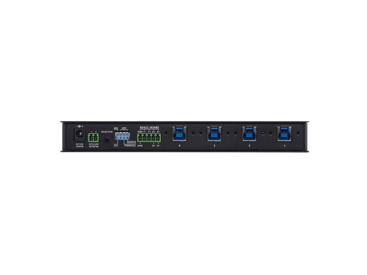 ATEN US3344i Industrie Hub Switch 4 x 4 USB 3.1 Gen 1