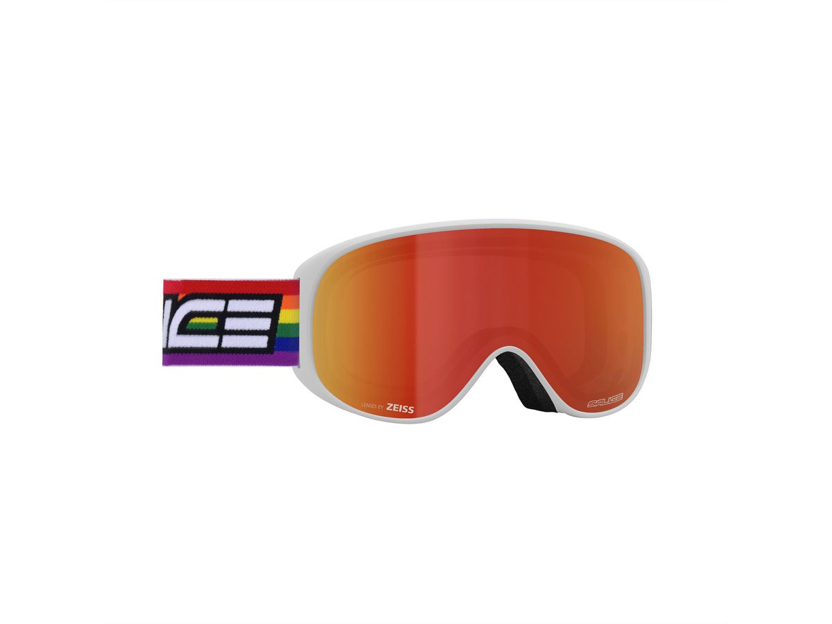 Salice Occhiali Lunettes de ski 100DARWF, White-Red Darw Red
