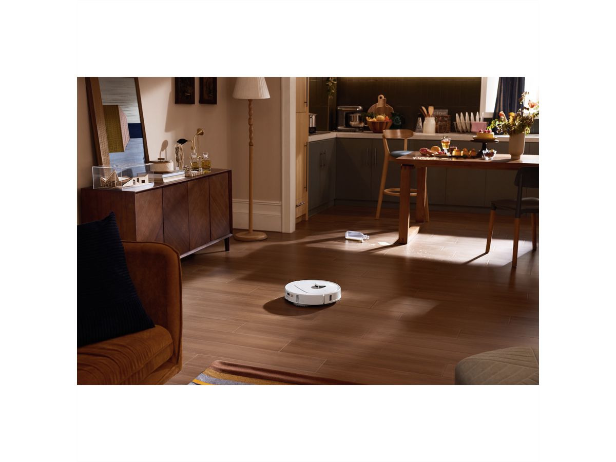 Roborock Aspirateur Qrevo S ProX blanc, Robot aspirateur/balayeur