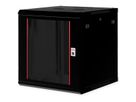 ROLINE 19-Zoll Wandgehäuse Basic Plus 12HE, 600x600 BxT schwarz