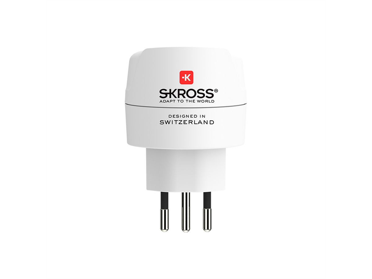 Skross Europe to Switzerland + Italy + Brazil Reiseadapter
