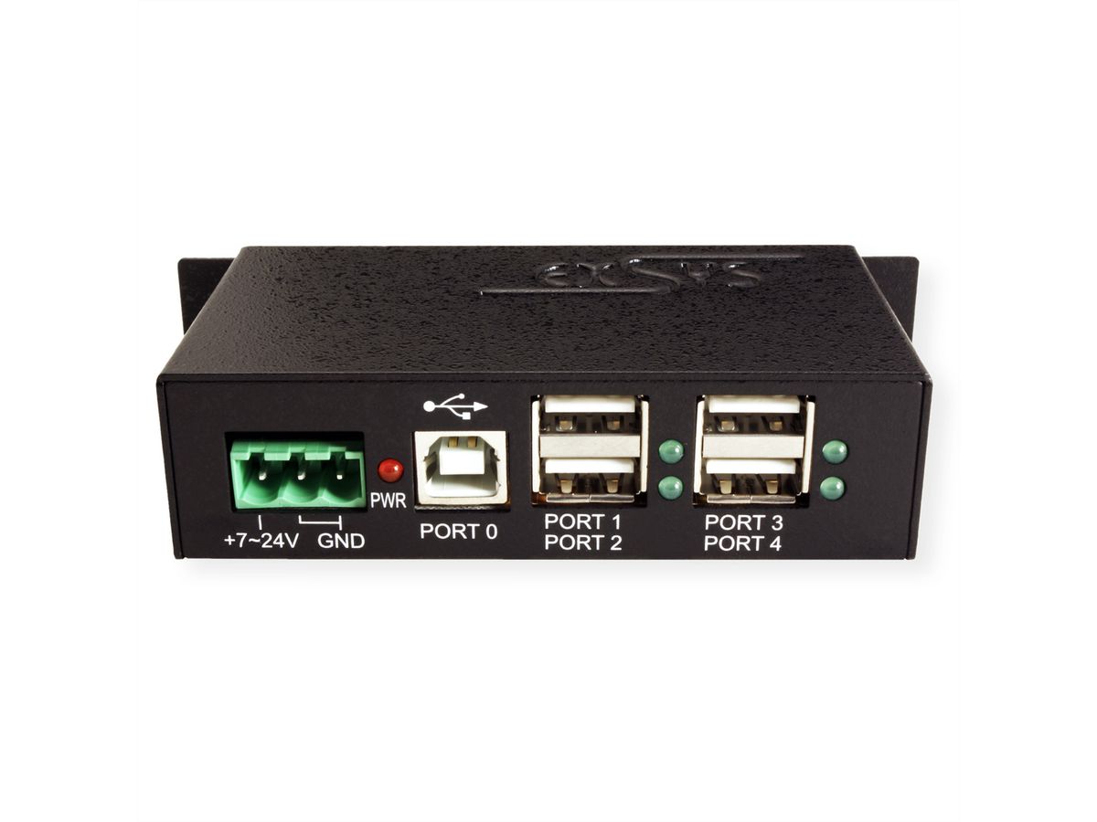 EXSYS EX-1163HM Hub métal USB 2.0, 4 ports