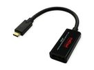 ROLINE Câble adaptateur USB-C - DisplayPort, v1.2, M/F, bidirectionnel, 0,2 m
