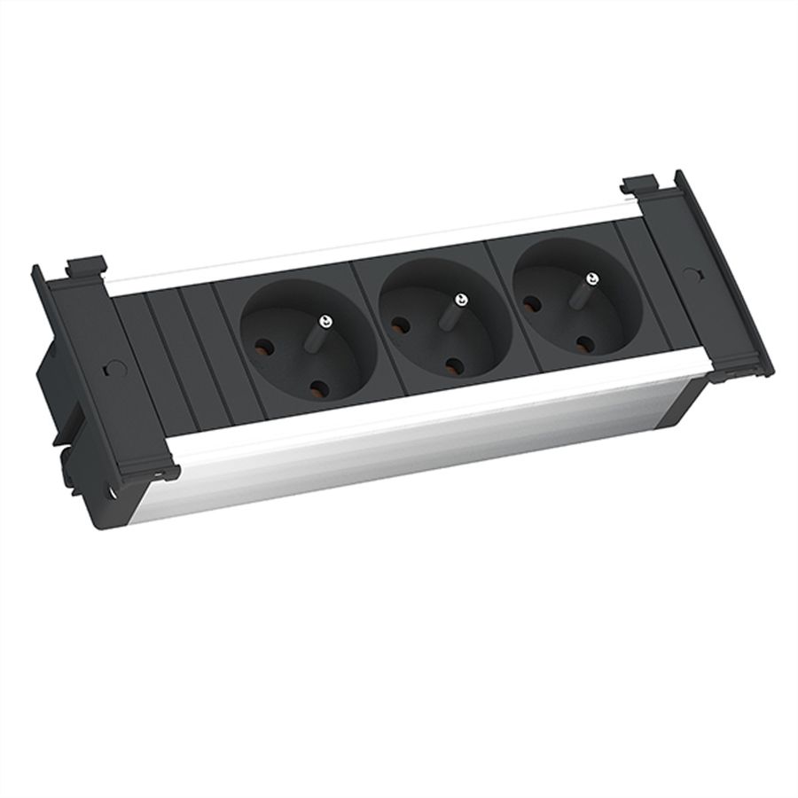 BACHMANN KAPSA S 3xUTE sw Strom 2,0m CEE7/7