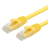 VALUE Patchkabel Cat.6A (Class EA) UTP, gelb, 0,3 m