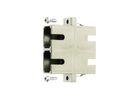 TELEGÄRTNER SC Duplex Kupplung, Multimode, Keramikhülse, Kunststoffgehäuse, beige