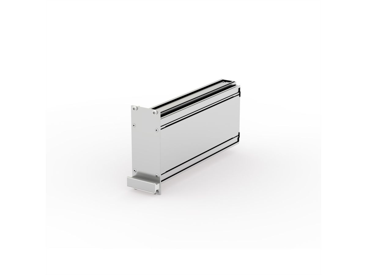 SCHROFF Unité enfichable de type cadre PRO, couvercle lisse, 1 connecteur, 3 U, 10 HP, 227 mm