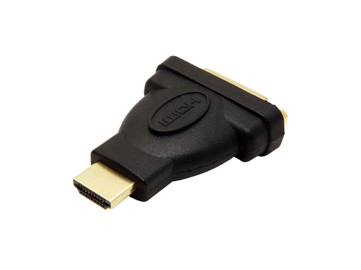 ROLINE Adaptateur HDMI-DVI, HDMI M / DVI-D F