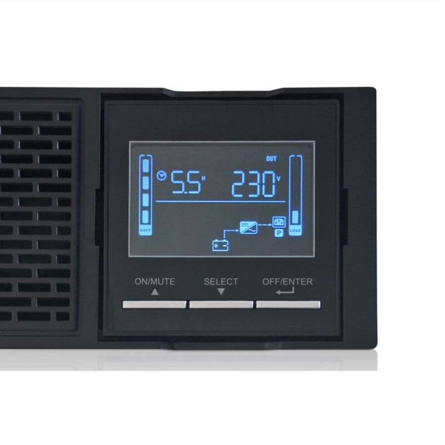GUDE EPB 8810-1 USV 1000VA UPS Backup Tower/RM, schwarz