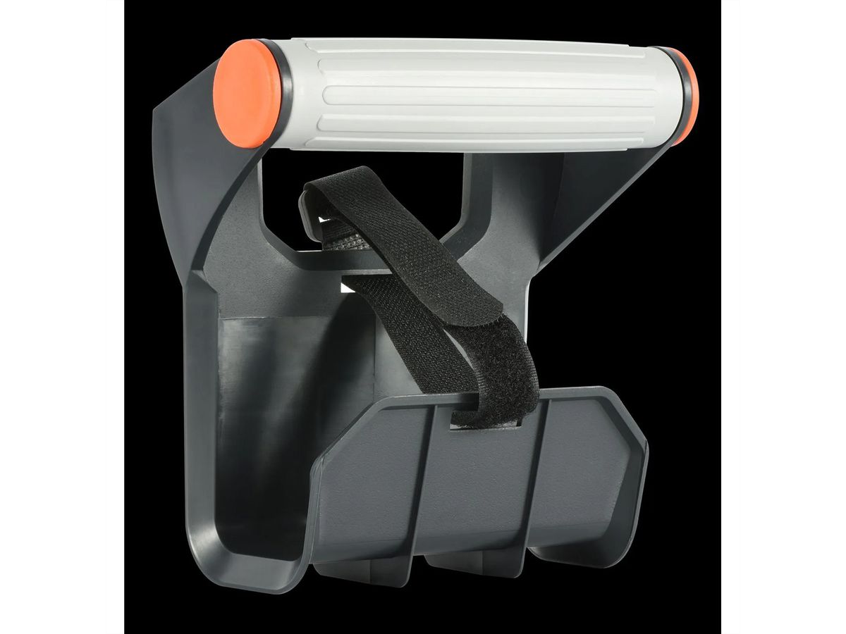 Support de câble en plastique noir , avec poignée et accessoires de montage fixe, noir