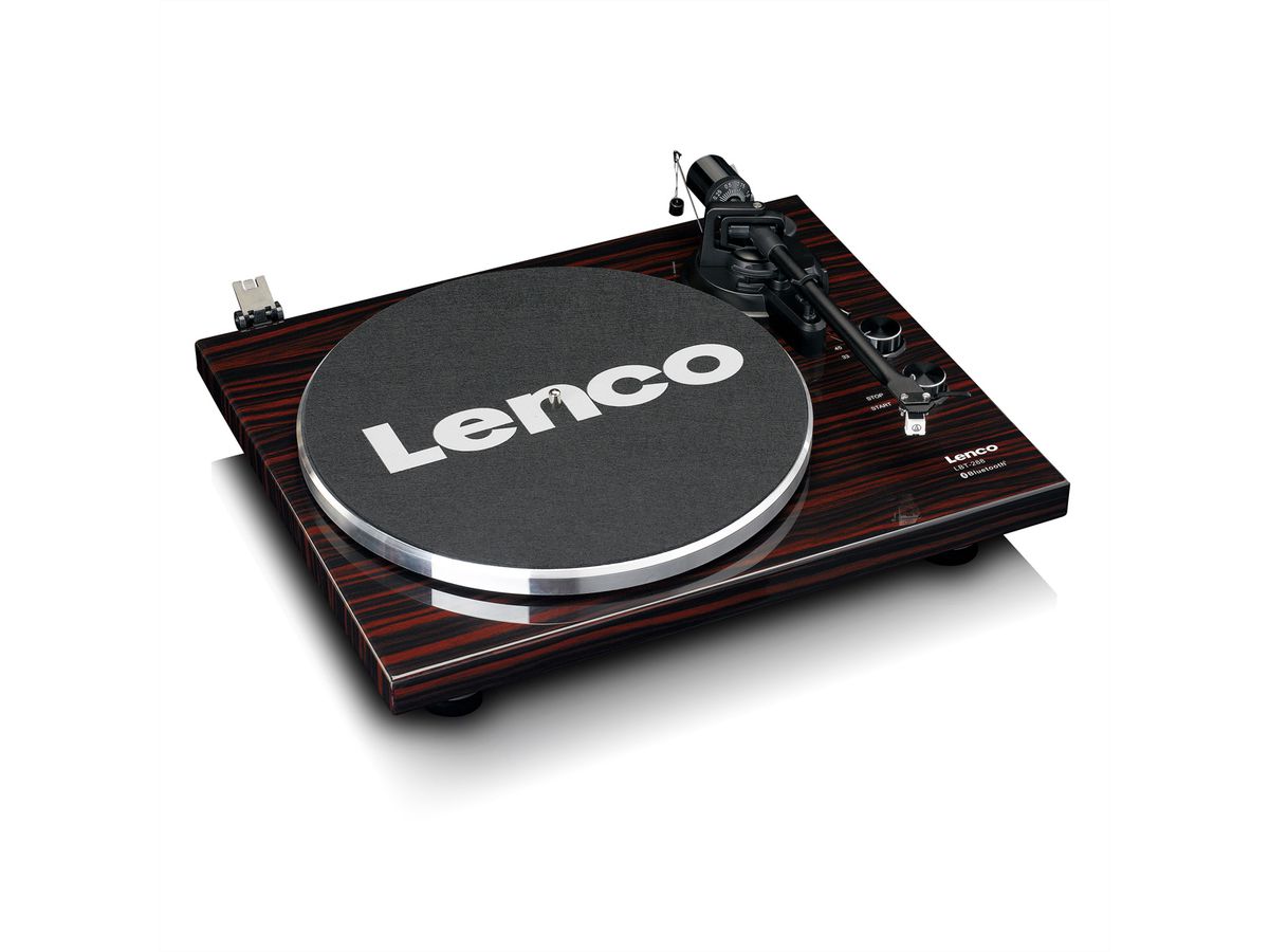 Lenco Platine vinyle LBT-288WA, noir / marron