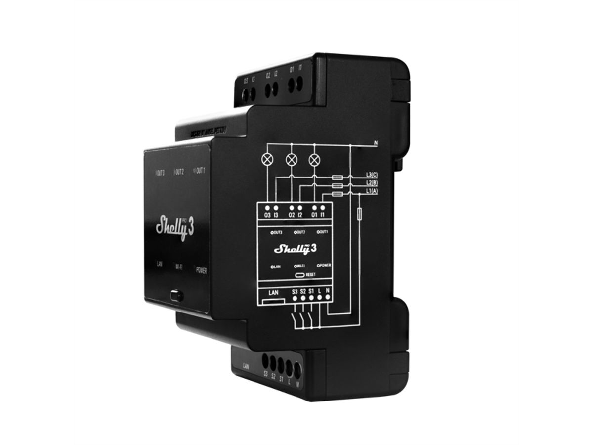 Shelly Schaltaktor PRO 3