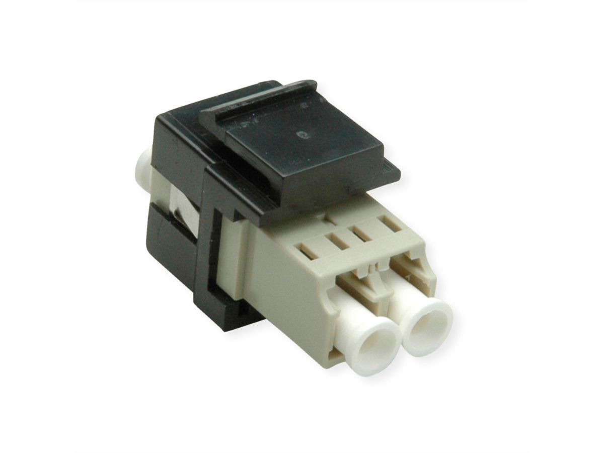 ROLINE Keystone LWL-Adapter LC/LC Duplex, Multimode, OM2