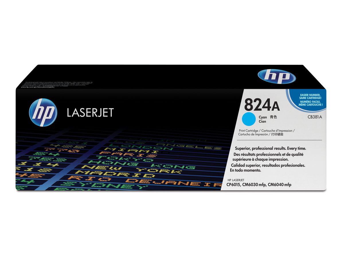 HP 824A Cyan Original LaserJet Tonerkartusche