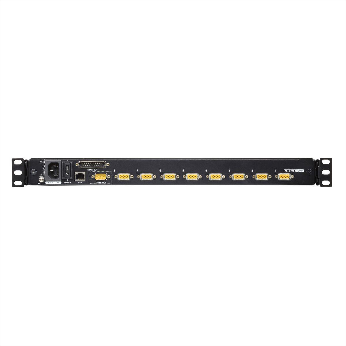 ATEN CL5708iM LCD KVM Switch Over IP, USB-PS/2,VGA , 8-Ports, FR-Layout