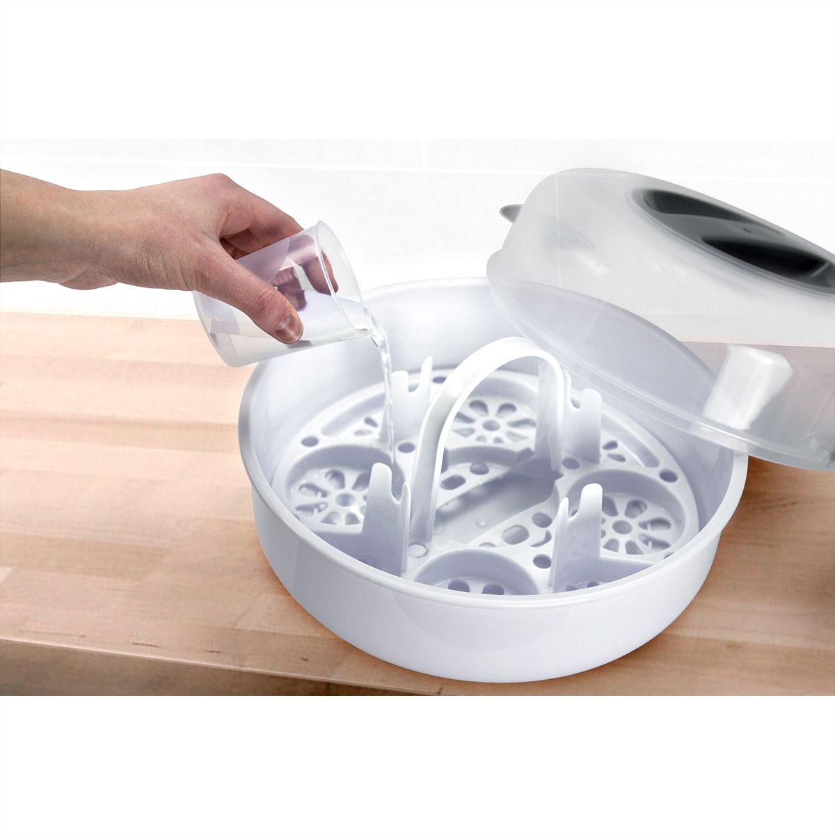 Stérilisateur de biberons Alecto BW-04, Blanc