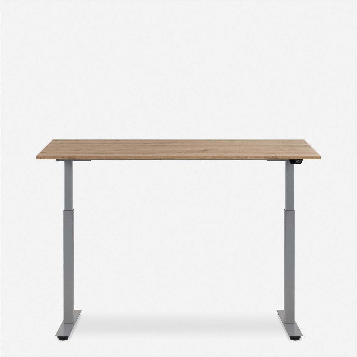 WRK21 Schreibtisch Smart 120 x 80 cm, Höhenverstellbar, Kendal Eiche / Grau