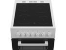 Beko Cuisinière électrique FSM57100GW avec plaque vitrocéramique