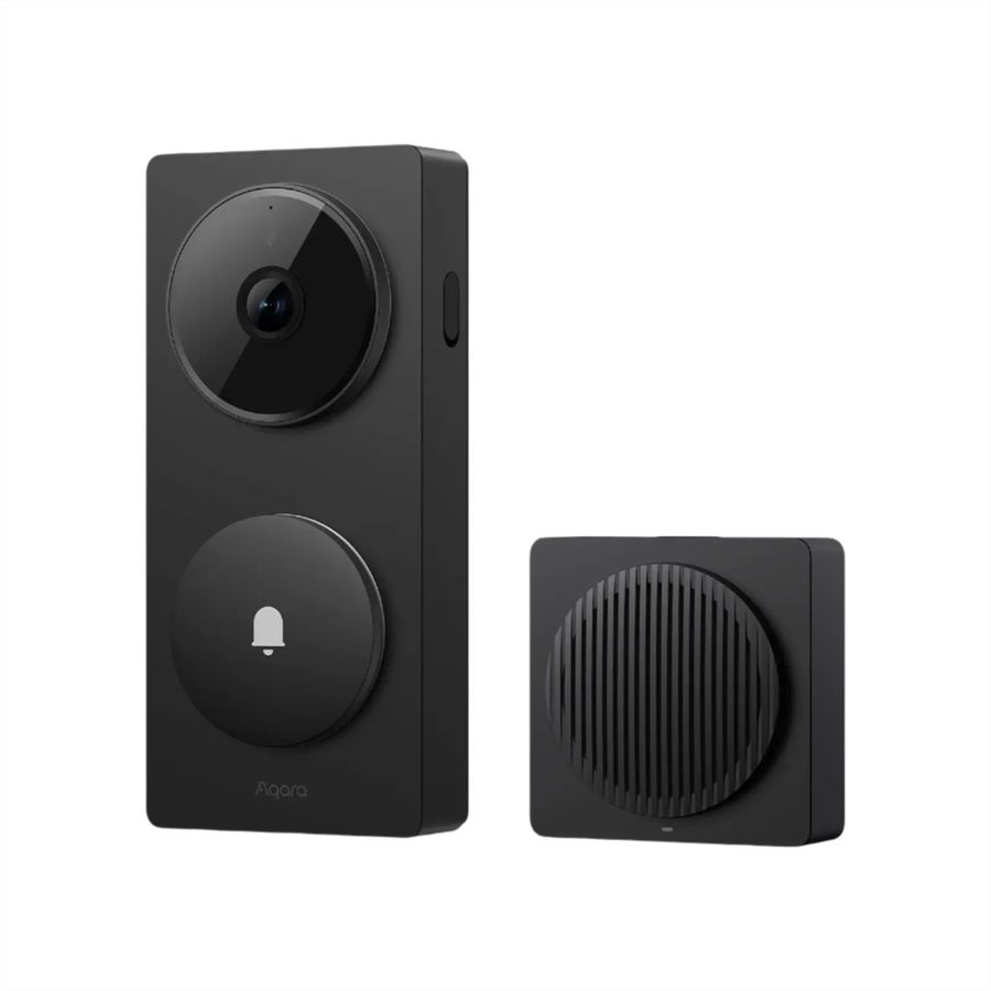 Aqara Smart Video Doorbell G410, 3 MP, 175°, IR-LED 10m, WiFi, schwarz