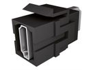 BACHMANN Keystone 4K HDMI 2.0 UHD Kupplung, Buchse-Buchse schwarz