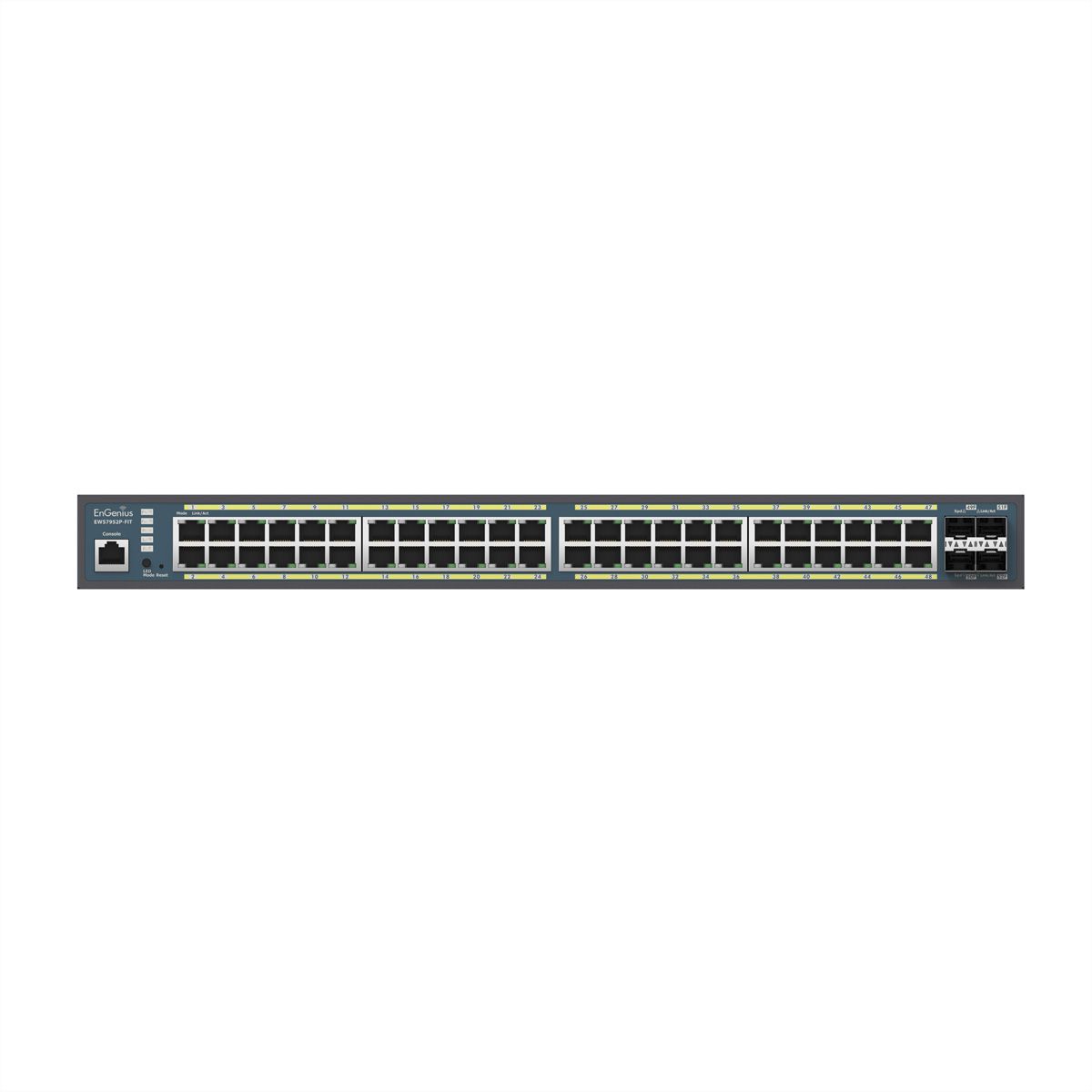 EnGenius EWS7952P-FIT 48-Port Gigabit PoE+ Switch, Administré, 410W avec 4 ports SFP