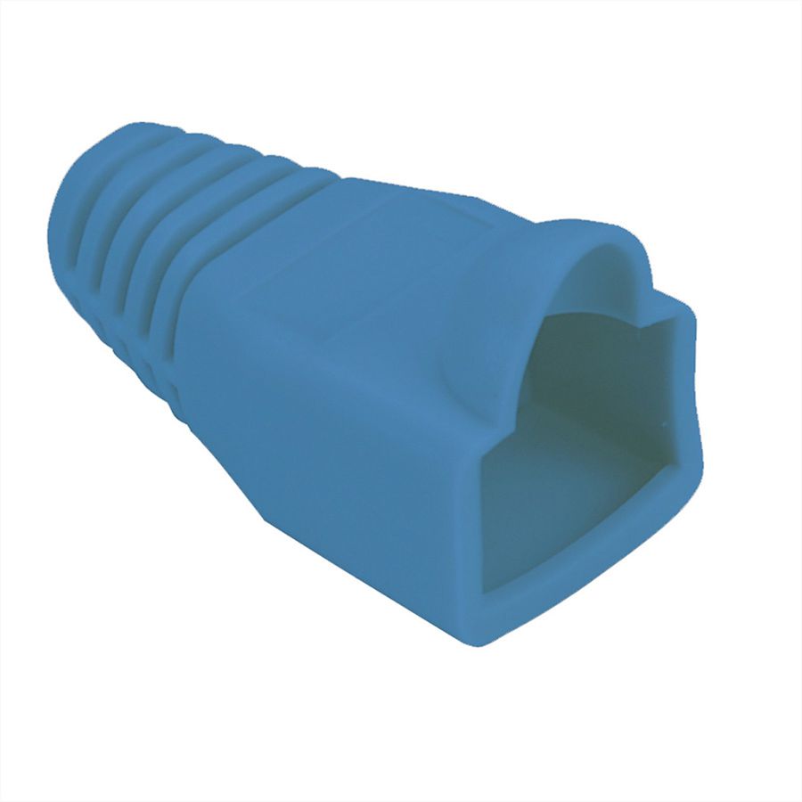 Knickschutztülle blau, für RJ-45, 10 Stck