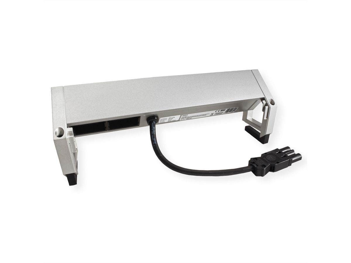 BACHMANN DESK2 3xUTE 35° 2xCM Strom 0,2m GST18 Inox lackiert