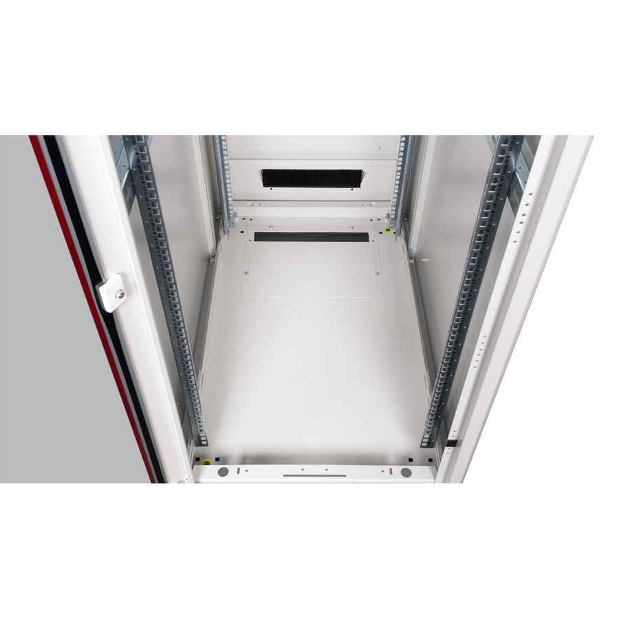 ROLINE 19-Zoll Netzwerkschrank Pro 42 HE, 600x1000 BxT Glastür grau