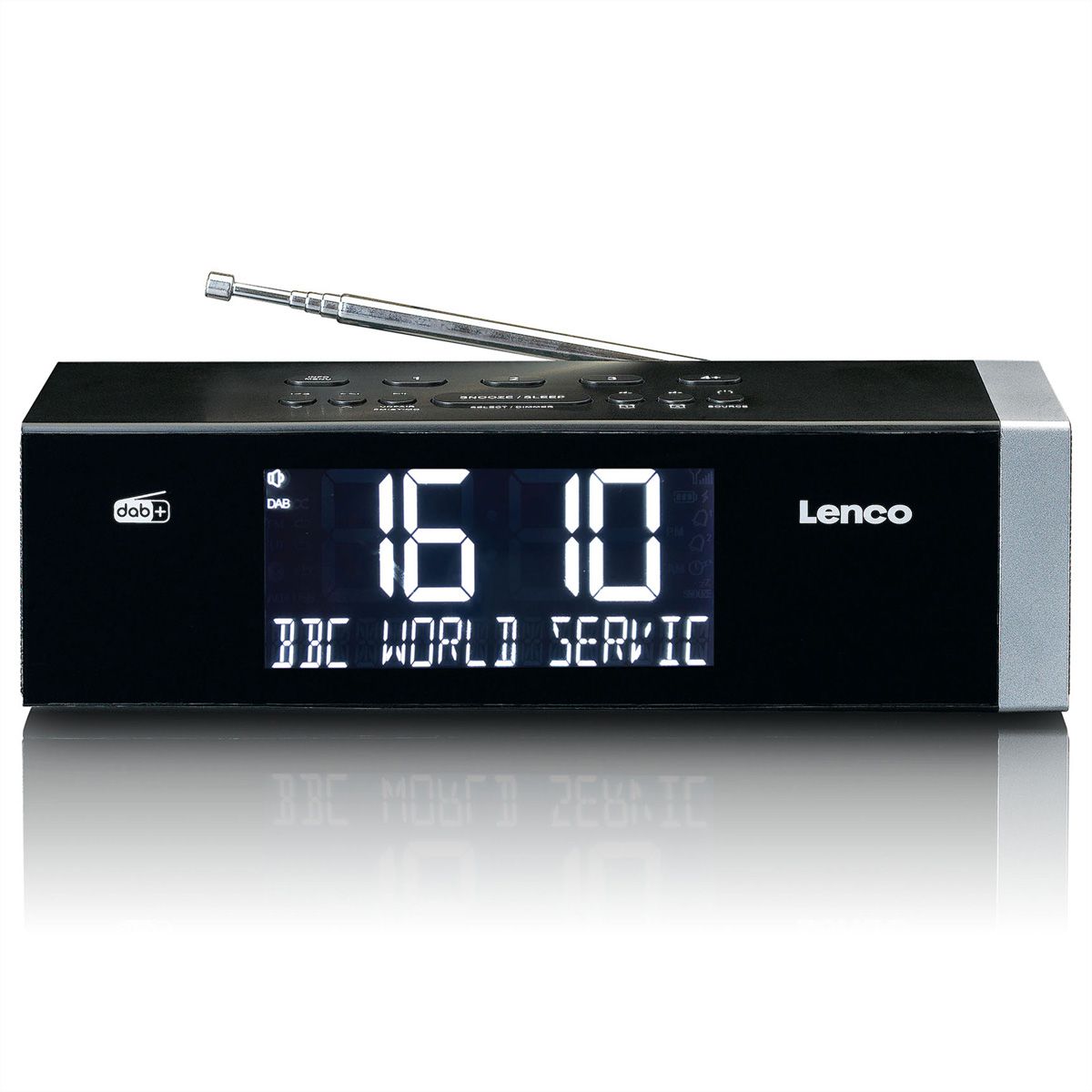 Lenco Radio-réveil CR-640BK, DAB+, noir