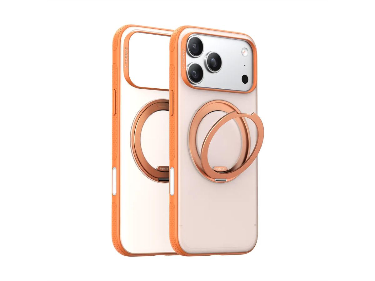 Torras Ostand R Fitness Case, iPhone 17 Pro, MagSafe, orange