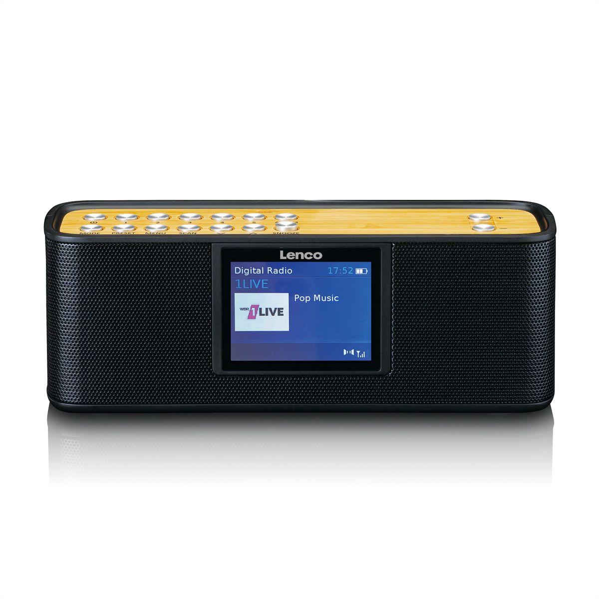 Lenco DAB+ Radio PDR-045BK , noir